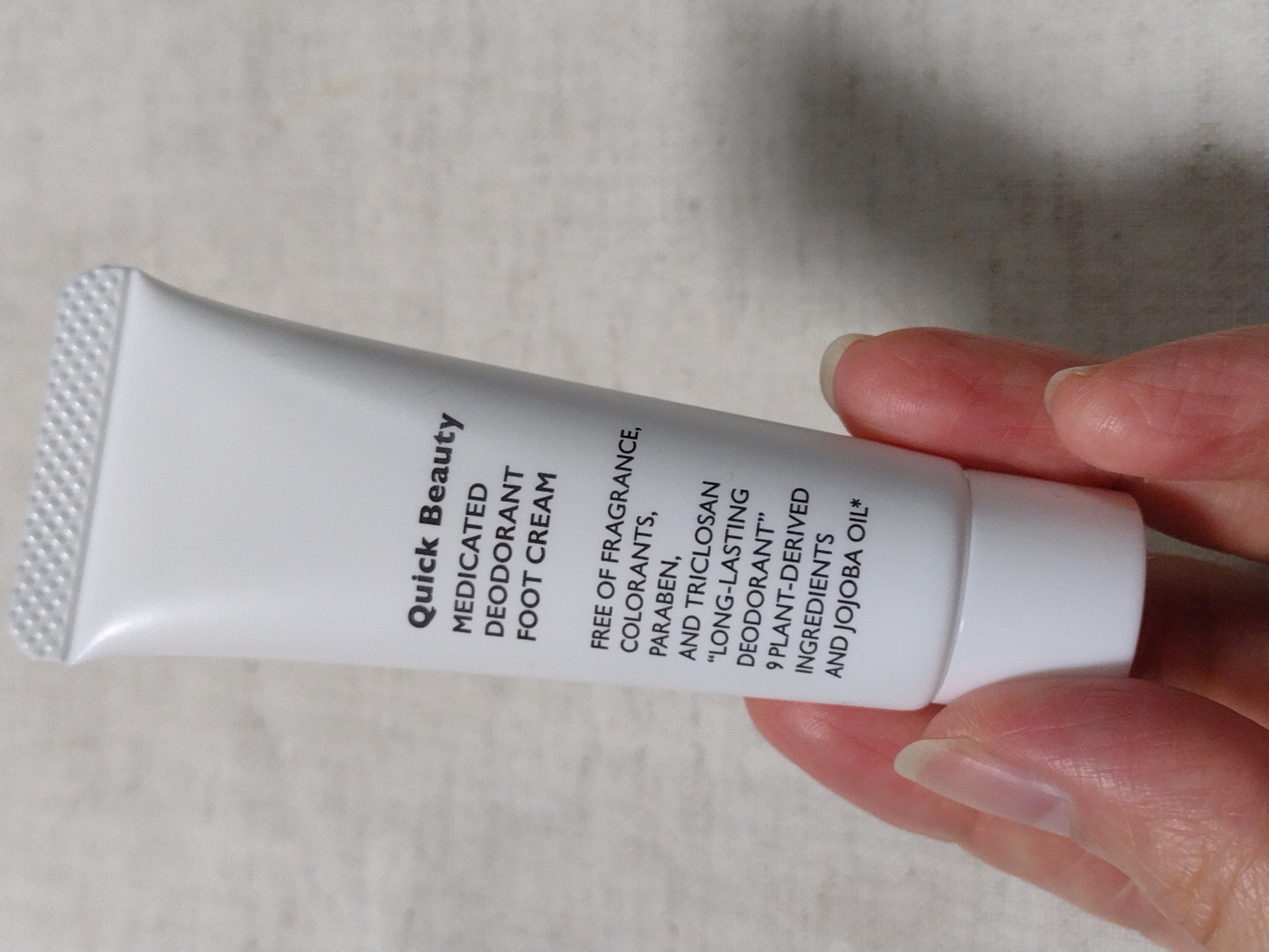 QB 薬用デオドラントフットクリーム 40C/クイックビューティー/デオドラント・制汗剤を使ったクチコミ（1枚目）