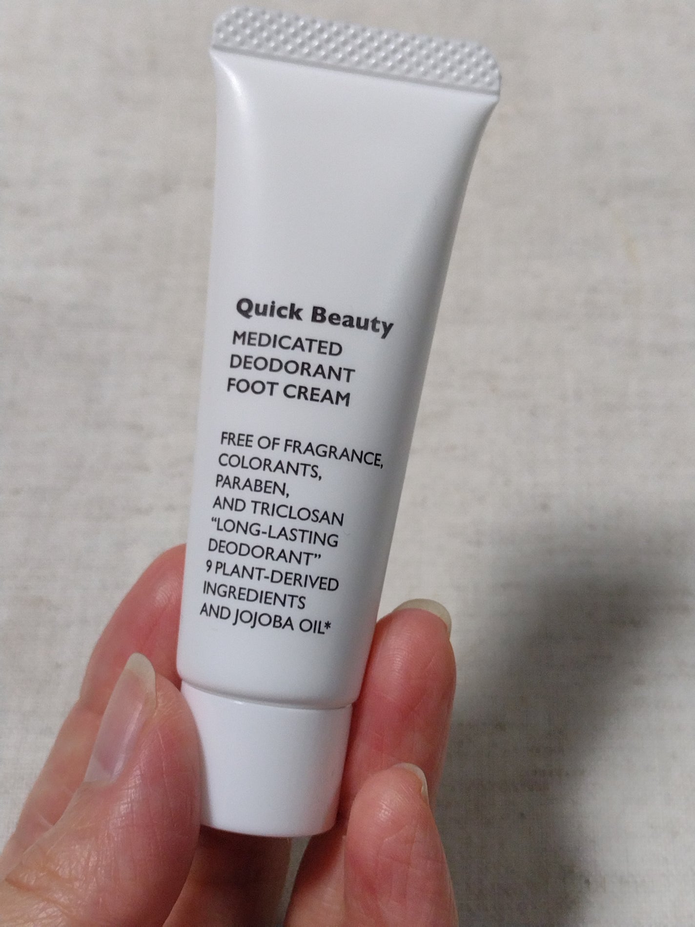 QB 薬用デオドラントフットクリーム 40C/クイックビューティー/デオドラント・制汗剤を使ったクチコミ(1枚目)