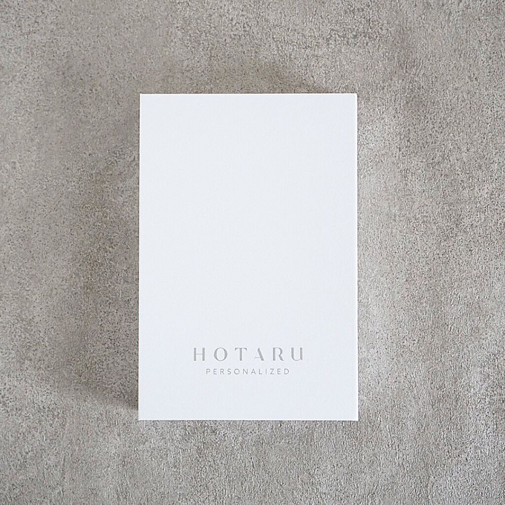  HOTARU PERSONALIZED LOTION／MOISTURIZER /HOTARU PERSONALIZED/スキンケアキットを使ったクチコミ（3枚目）