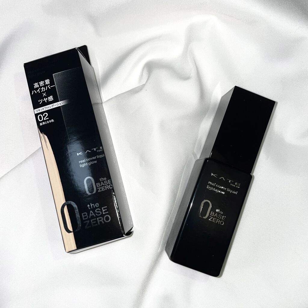 リアルカバーリキッド（ライトグロウ）/KATE/リキッドファンデーションを使ったクチコミ（1枚目）