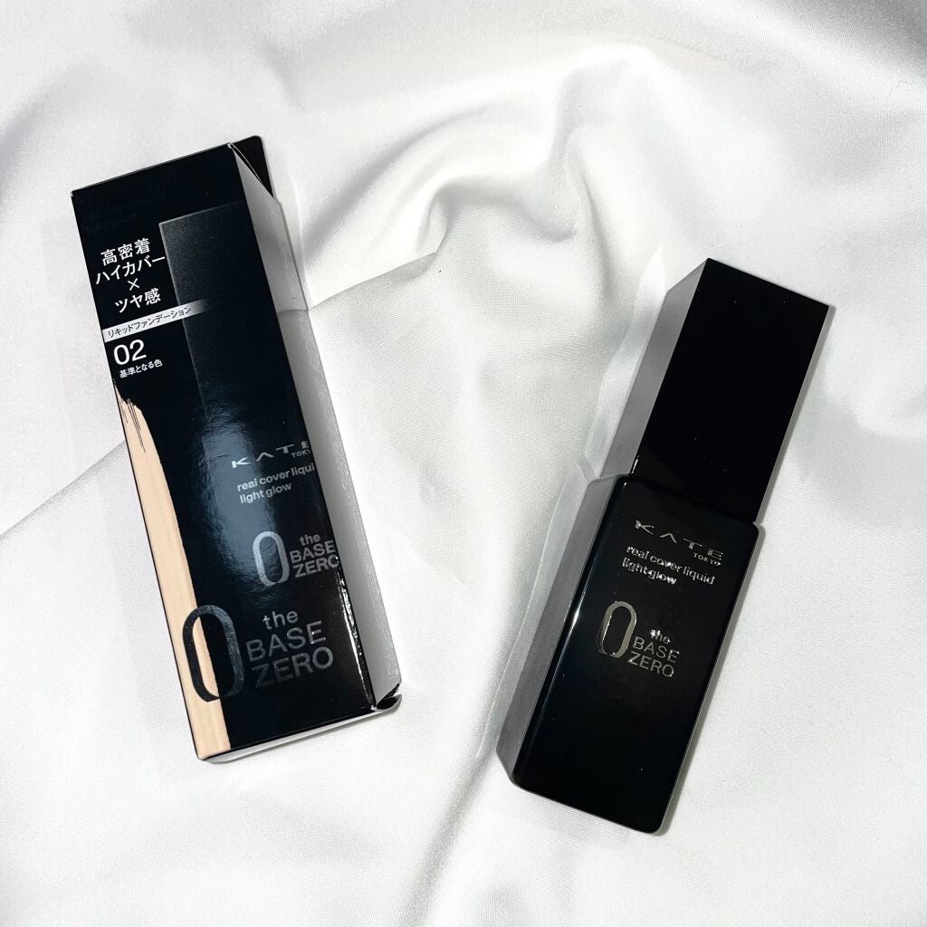 リアルカバーリキッド(ライトグロウ)/KATE/リキッドファンデーションを使ったクチコミ(1枚目)