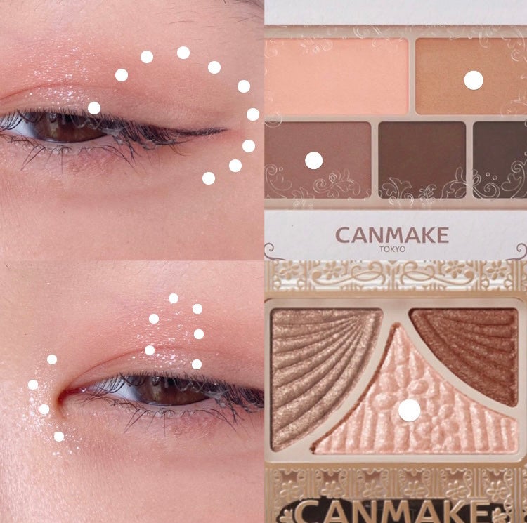 名前はまだない on LIPS 「暗闇やフェスを意識したLIVEメイク🪩私はCANMAKE大好き..」(4枚目)