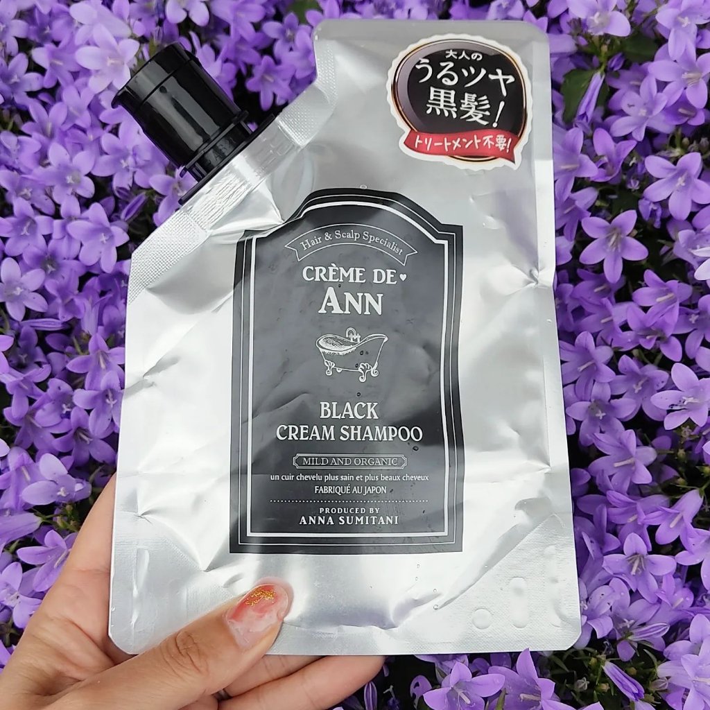 ブラッククリームシャンプー/creme de Ann/市販シャンプーを使ったクチコミ（1枚目）