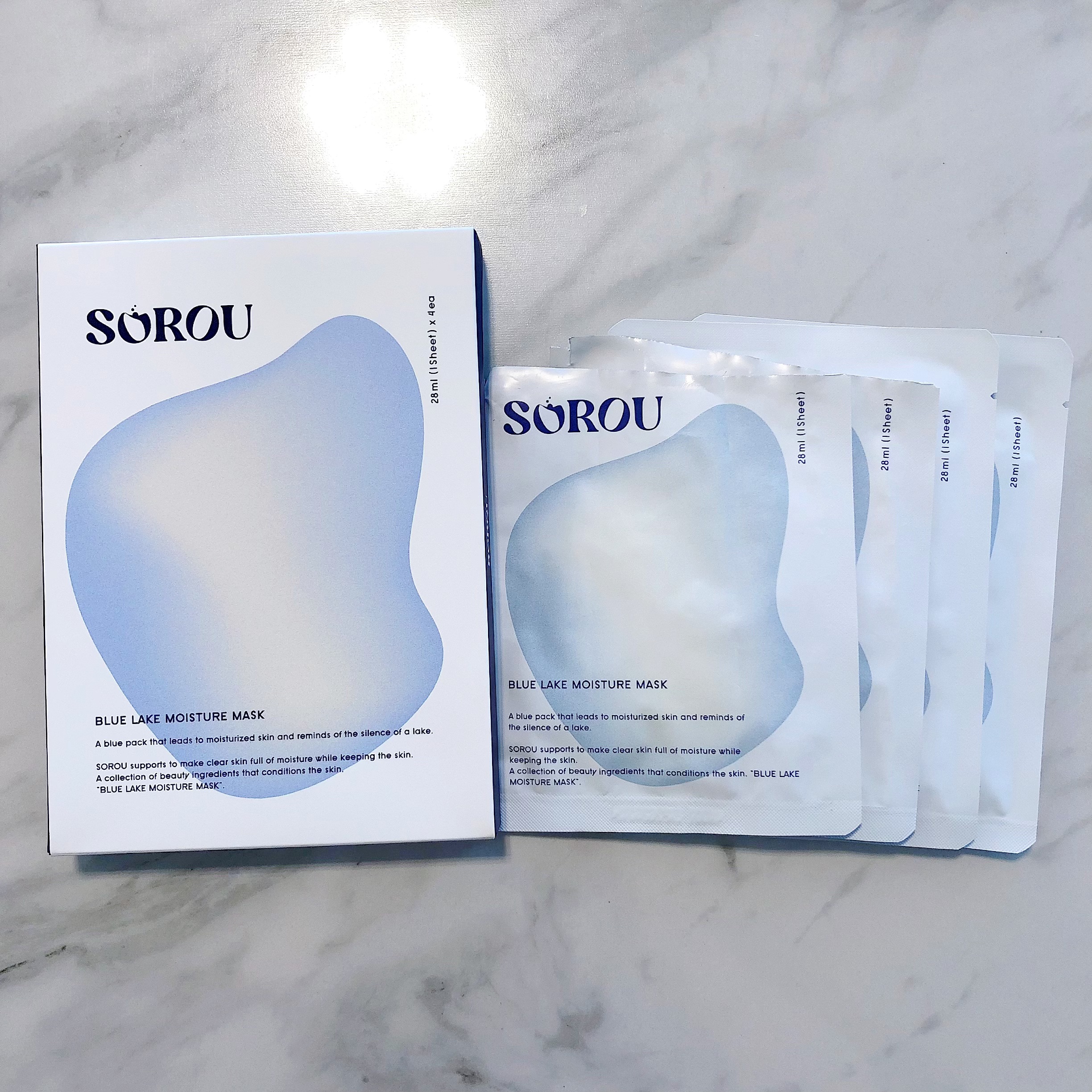 ブルー レイク モイスチャー マスク/SOROU/シートマスク・パックを使ったクチコミ（1枚目）
