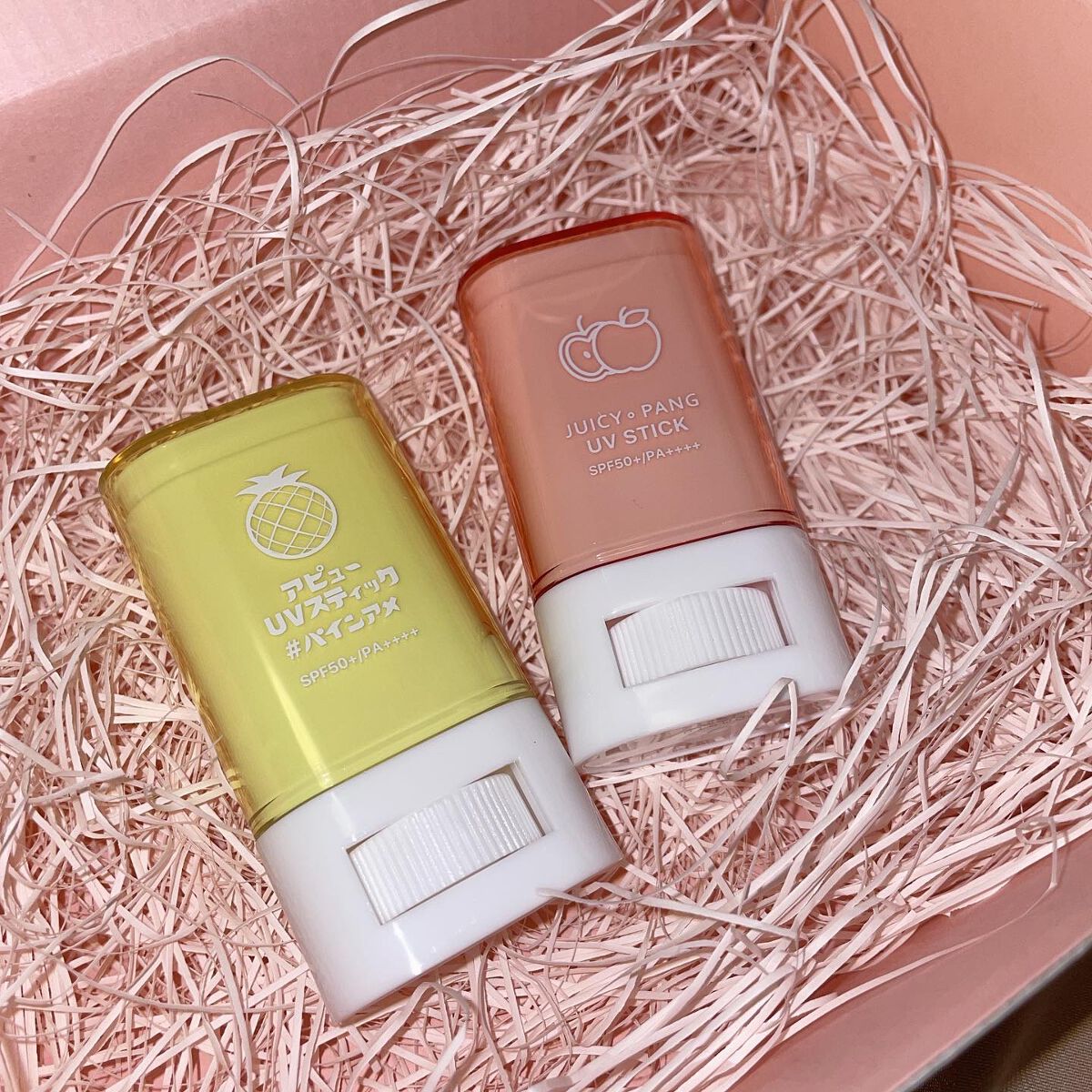 アピュー ジューシーパン UVスティック/A’pieu/日焼け止め・UVケアを使ったクチコミ(5枚目)