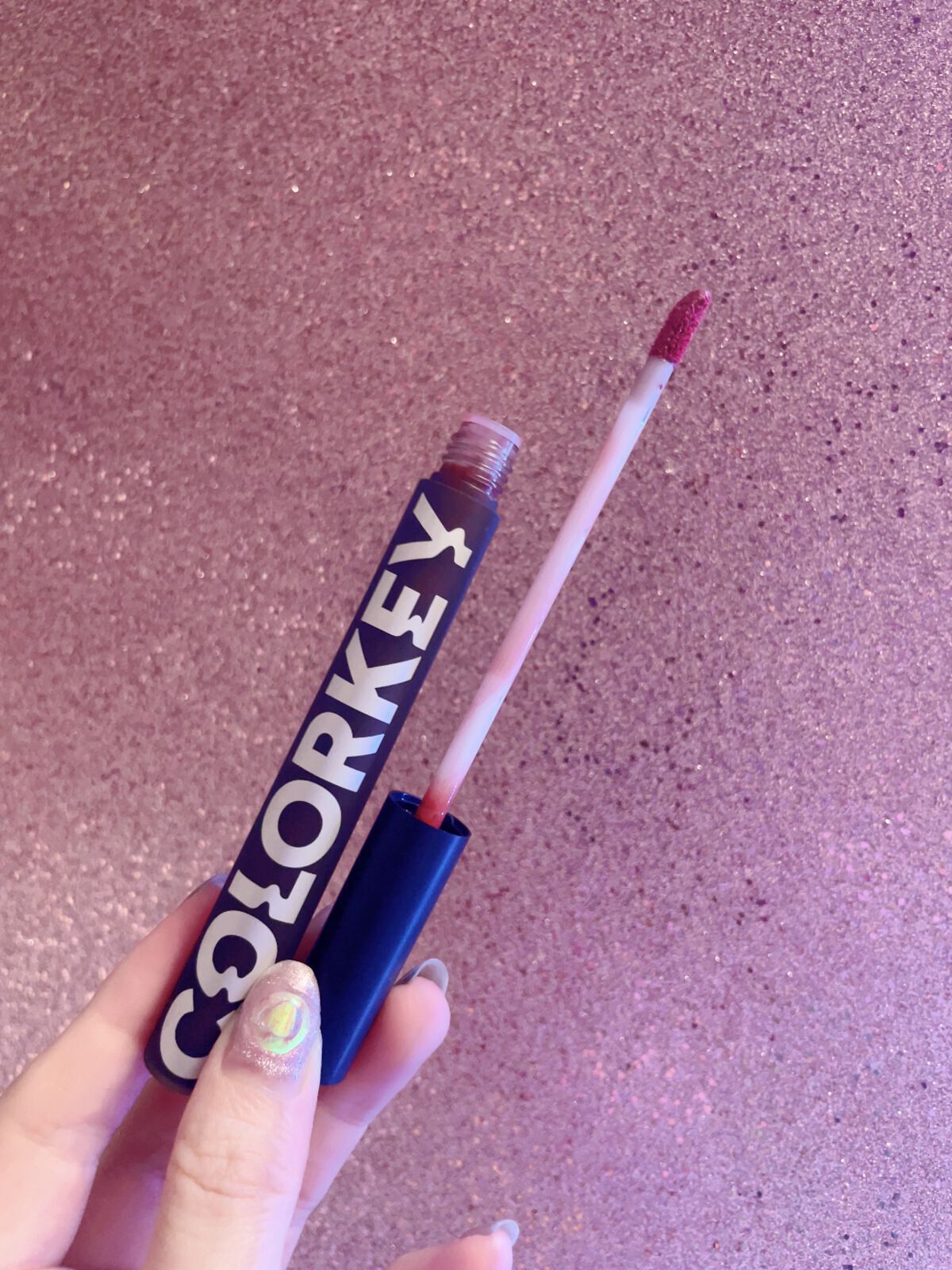 シャインミラーティント/COLORKEY/リップティントを使ったクチコミ（3枚目）