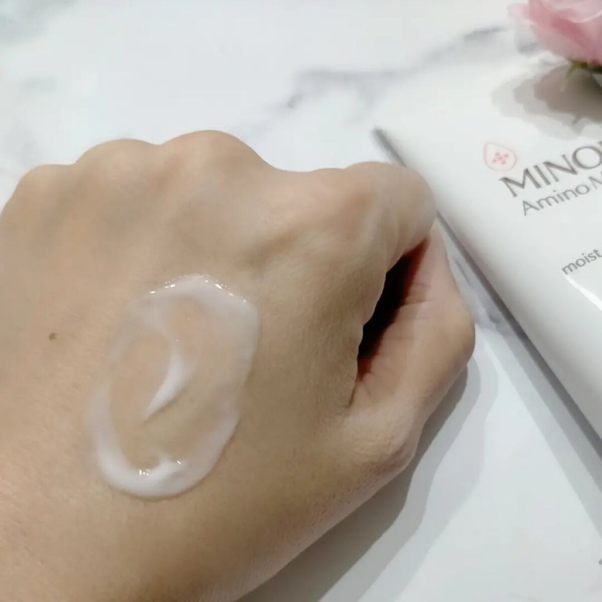 ミノン アミノモイスト モイストミルキィ クレンジング/ミノン/ミルククレンジングを使ったクチコミ（3枚目）