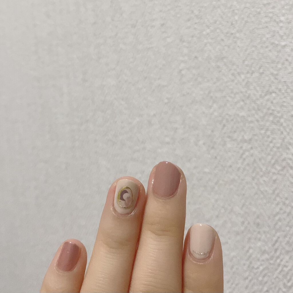 ワイヤー風ネイルアート/キャンドゥ/ネイルシールを使ったクチコミ（3枚目）