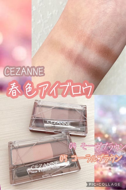 ノーズ&アイブロウパウダー/CEZANNE/パウダーアイブロウを使ったクチコミ(1枚目)