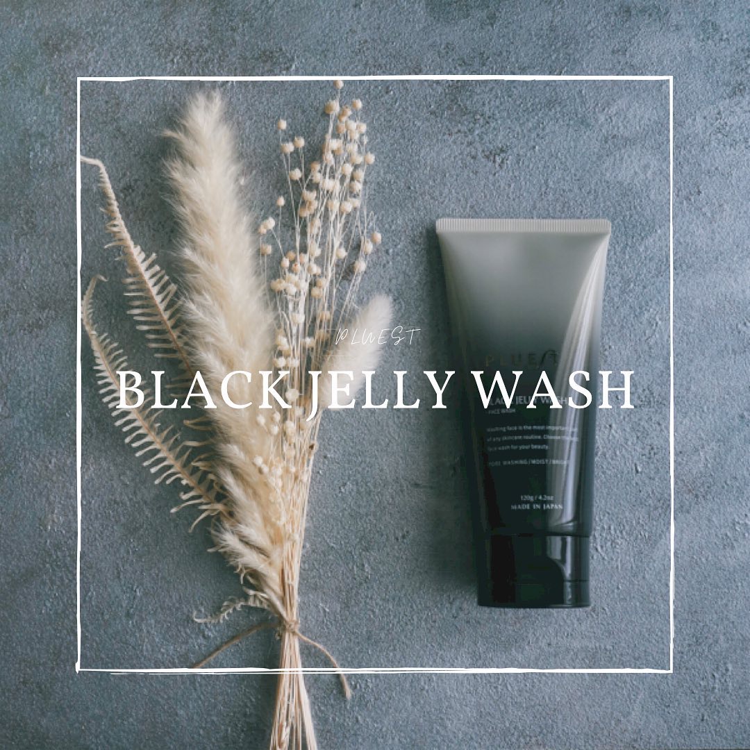 BLACK JELLY WASH（ブラックジェリーウォッシュ）/PLUEST/その他洗顔料を使ったクチコミ（1枚目）