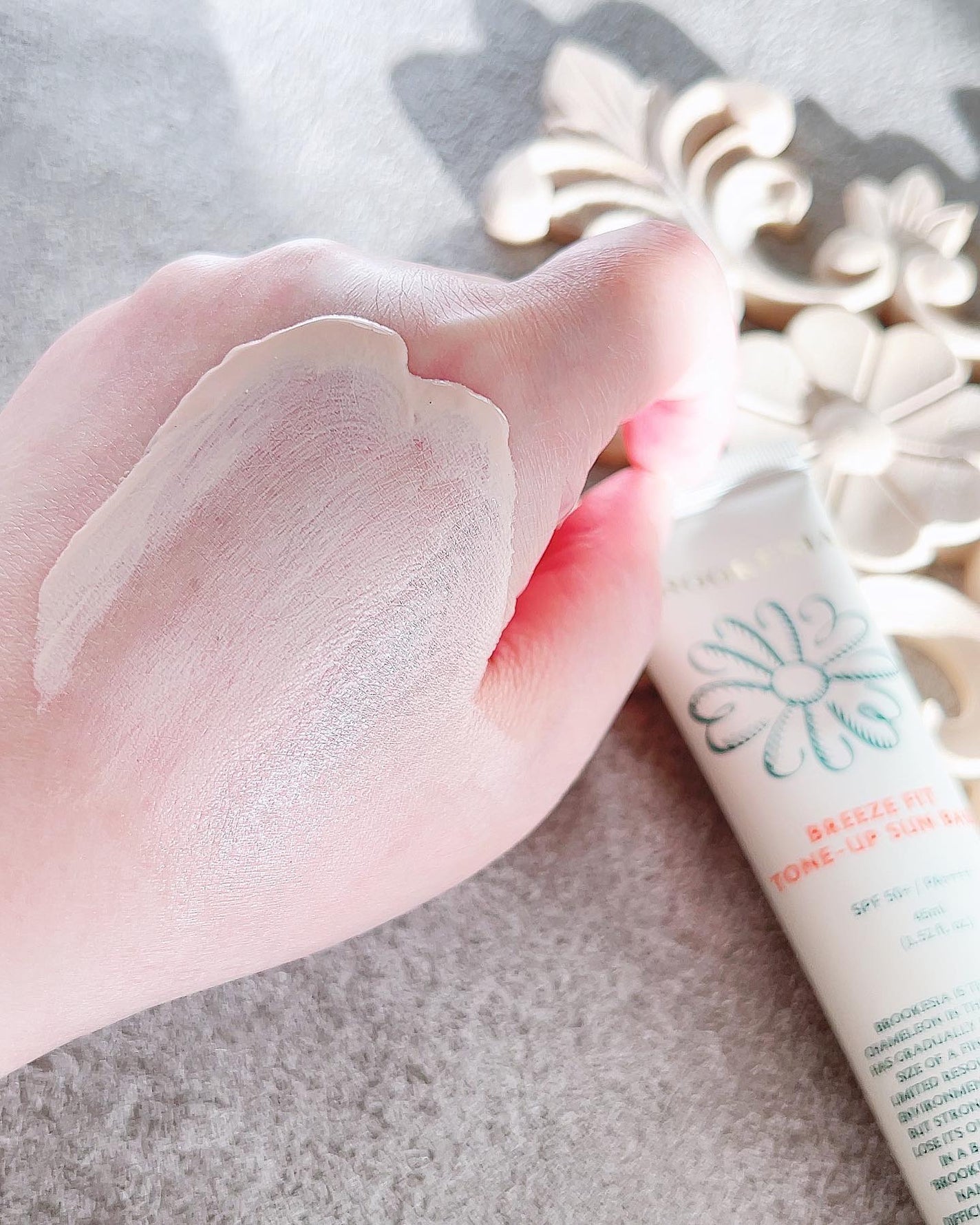 ブリーズフィット トーンアップ サンベース/BROOKESIA/日焼け止めクリームを使ったクチコミ(5枚目)