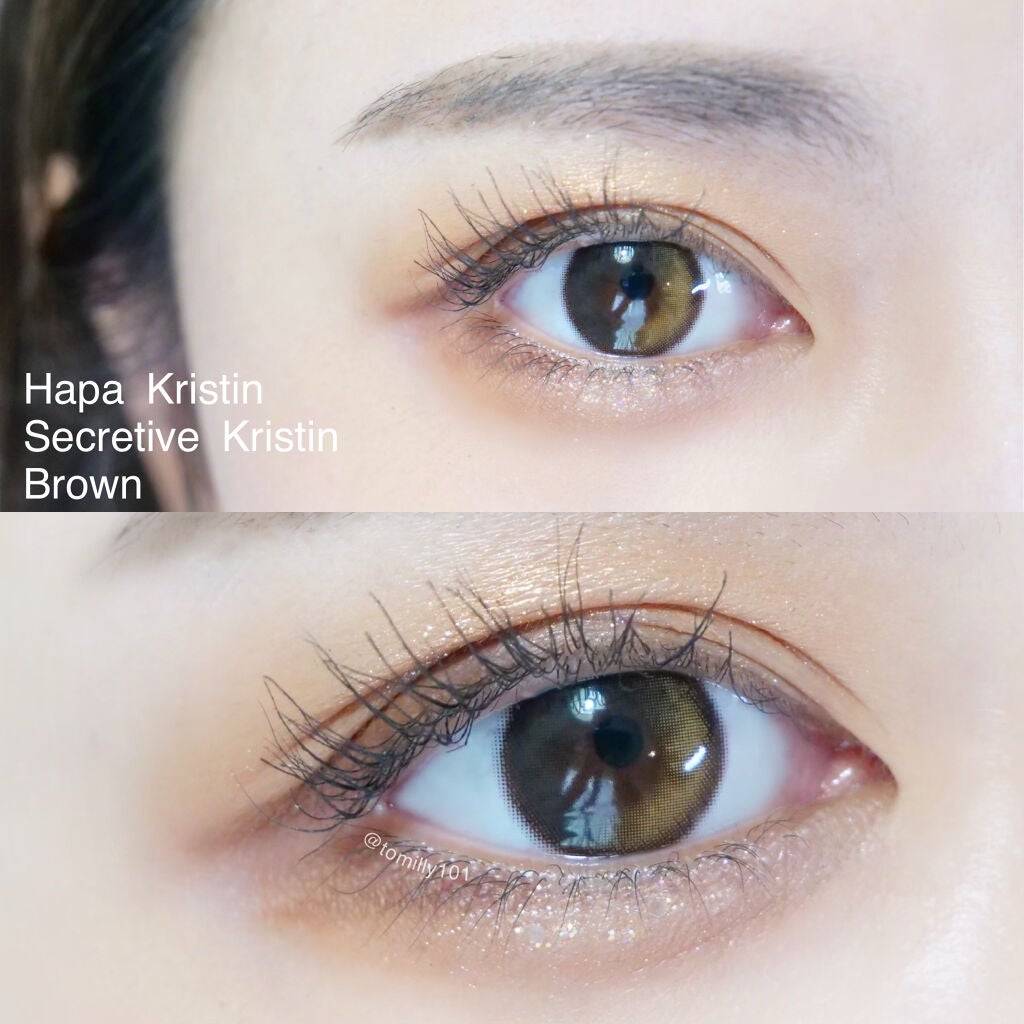 Secretive Kristen/Hapa kristin/カラーコンタクトレンズを使ったクチコミ(5枚目)