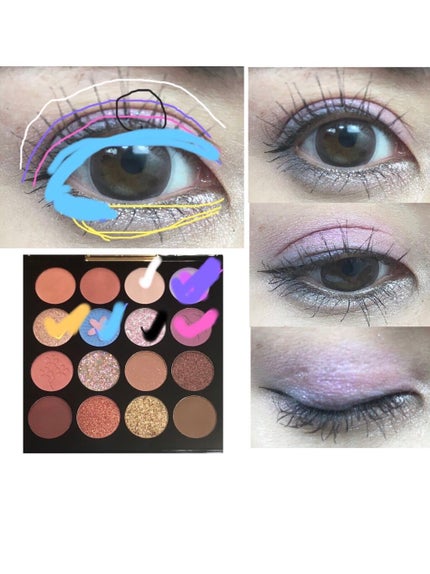 イメージ「マヤ」 アイシャドウパレット/ZEESEA/アイシャドウパレットを使ったクチコミ(2枚目)