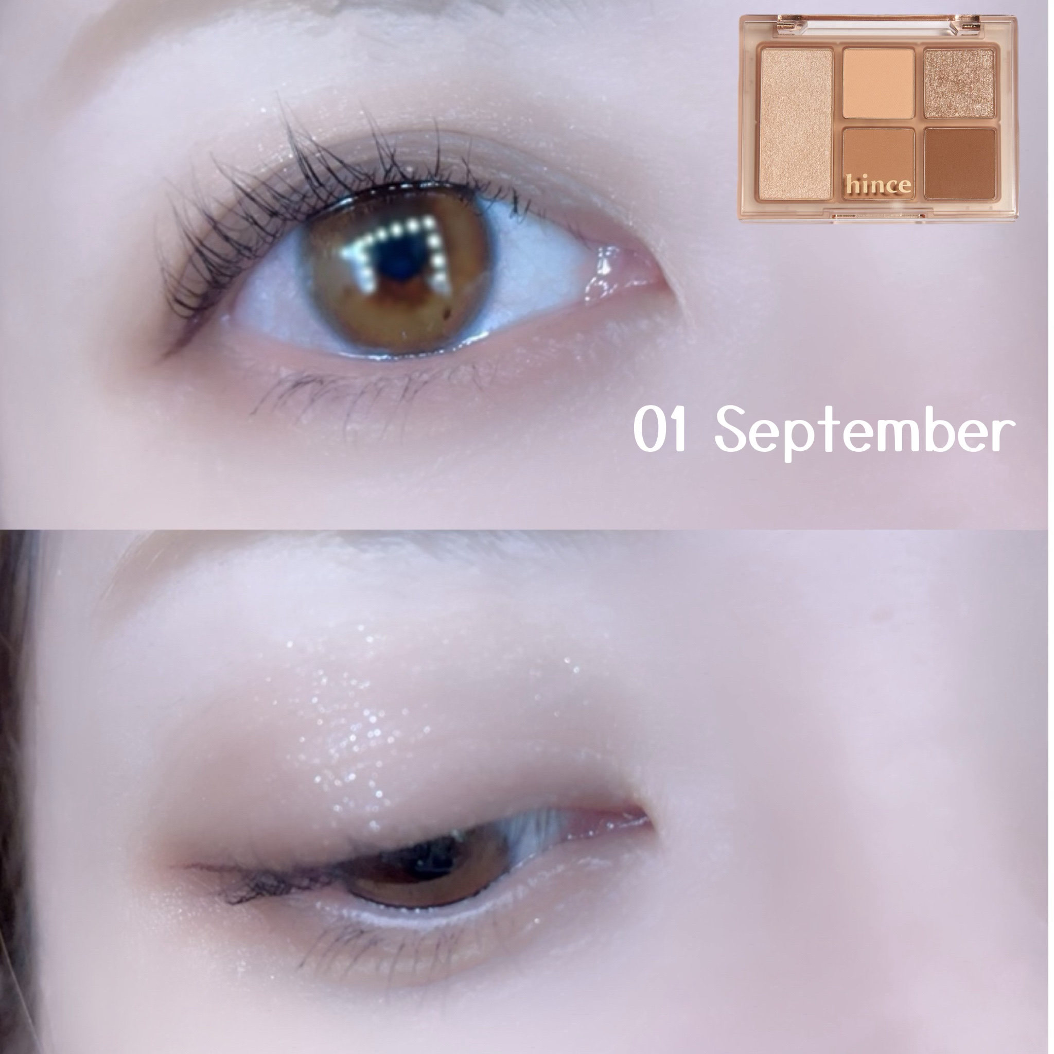 オールラウンドアイパレット 02 レイト・オータム/hince/マルチパレットを使ったクチコミ（2枚目）