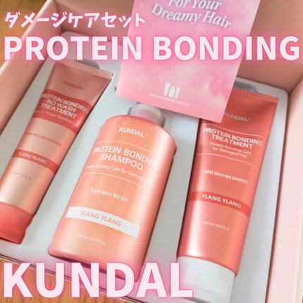 クンダル ダメージケア シャンプー/トリートメント/KUNDAL/市販シャンプーを使ったクチコミ(1枚目)