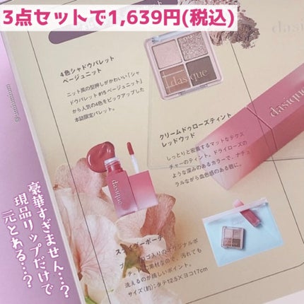 dasique special book /宝島社/書籍を使ったクチコミ(3枚目)