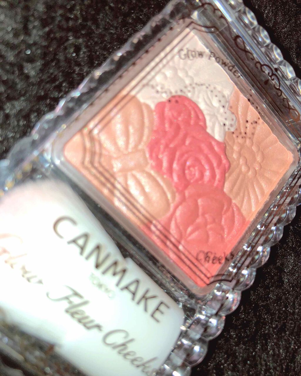 グロウフルールチークス/キャンメイク/パウダーチークを使ったクチコミ(1枚目)