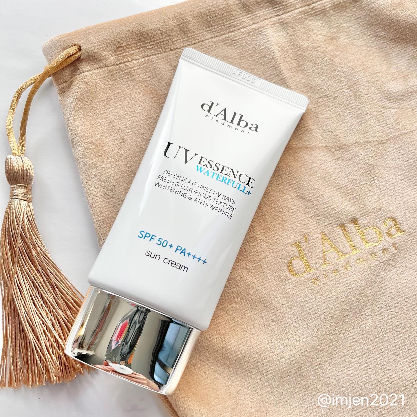 ダルバ ウォータフル エッセンス サンクリーム/ダルバ/日焼け止めクリームを使ったクチコミ（1枚目）