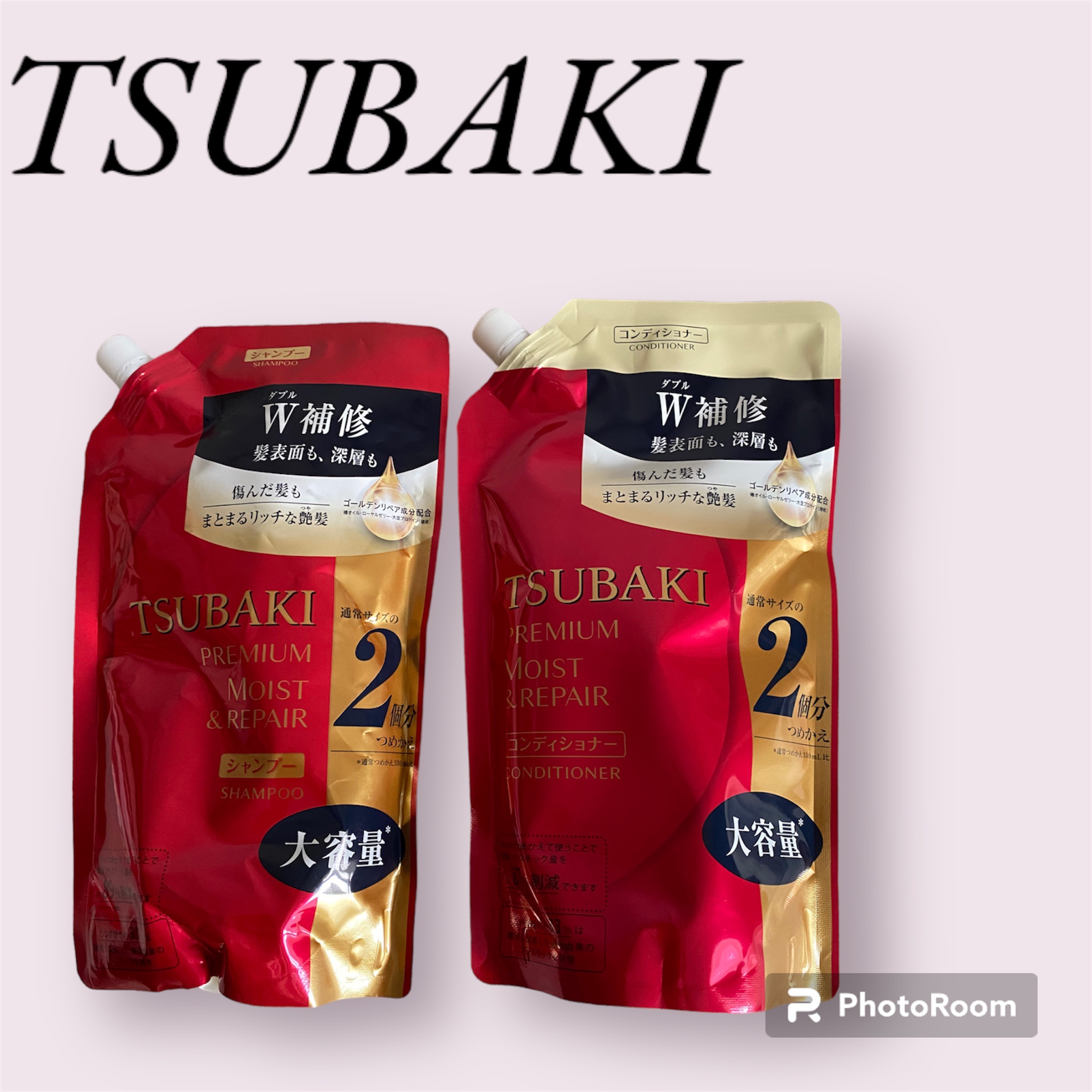 プレミアムモイスト シャンプー／ヘアコンディショナー シャンプー つめかえ用 660ml/TSUBAKI/市販シャンプーを使ったクチコミ（1枚目）