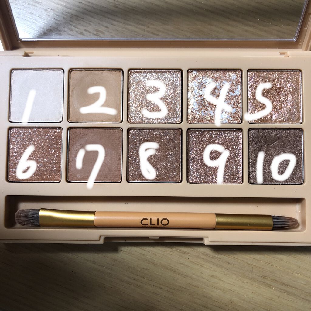 プロ アイ パレット/CLIO/アイシャドウパレットを使ったクチコミ（2枚目）