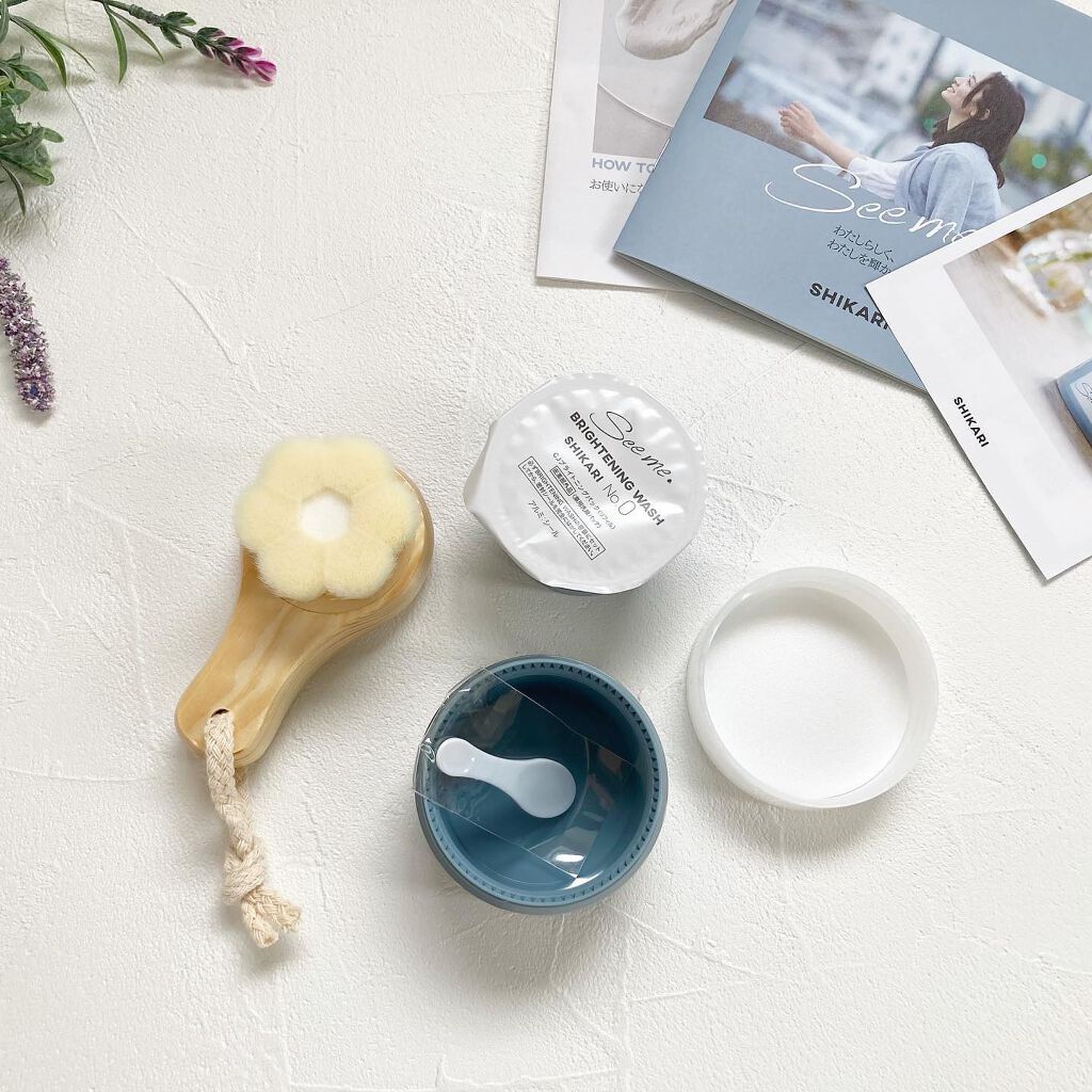 BRIGHTENING WASH/SHIKARI/その他洗顔料を使ったクチコミ（2枚目）