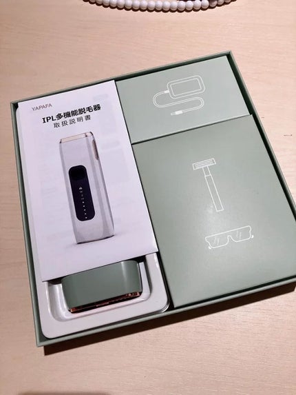 YAPAFA 光脱毛器 冷感脱毛/YAPAFA/家庭用脱毛器を使ったクチコミ(1枚目)