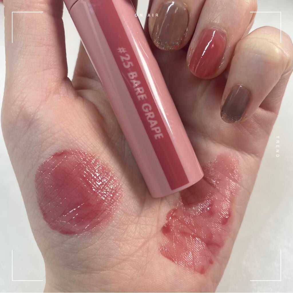 ジューシーラスティングティント/rom&nd/リップティントを使ったクチコミ(2枚目)