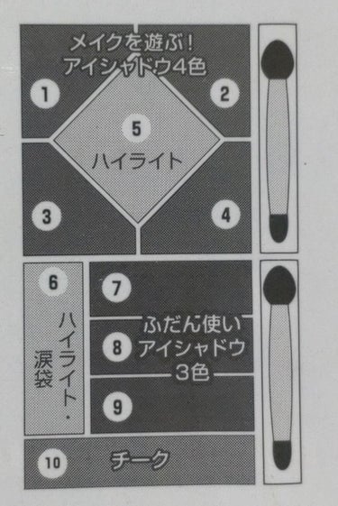 メリッシュ　メイクパレット/Melliesh/その他化粧小物を使ったクチコミ（3枚目）