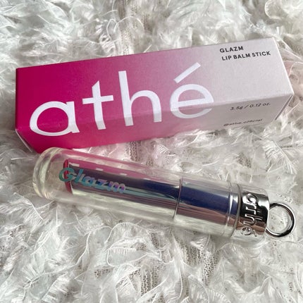 athé GLAZM LIP BALM STICKのクチコミ「パッケージも色もかわいい💘韓国リップ
athe
グレーズリップバーム
03 Attentio.....」(3枚目)