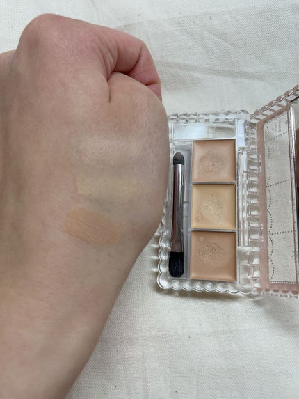 カラーミキシングコンシーラー/キャンメイク/パレットコンシーラーを使ったクチコミ(4枚目)