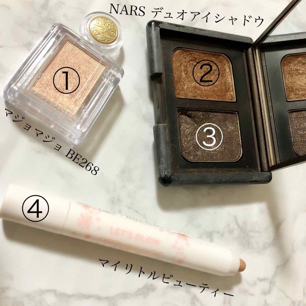 デュオアイシャドー/NARS/アイシャドウパレットを使ったクチコミ（2枚目）
