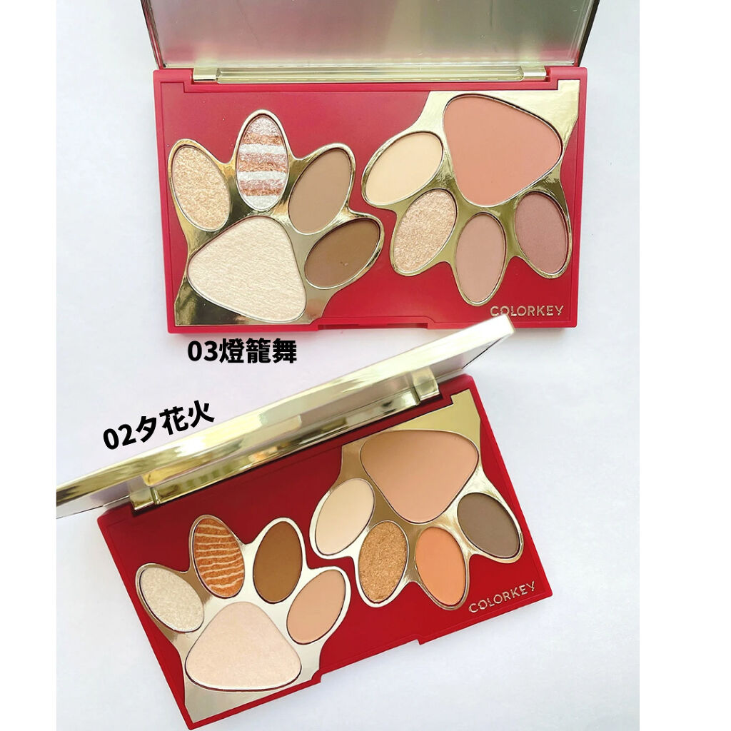 トラ十色アイシャドウパレット/COLORKEY/アイシャドウパレットを使ったクチコミ（1枚目）