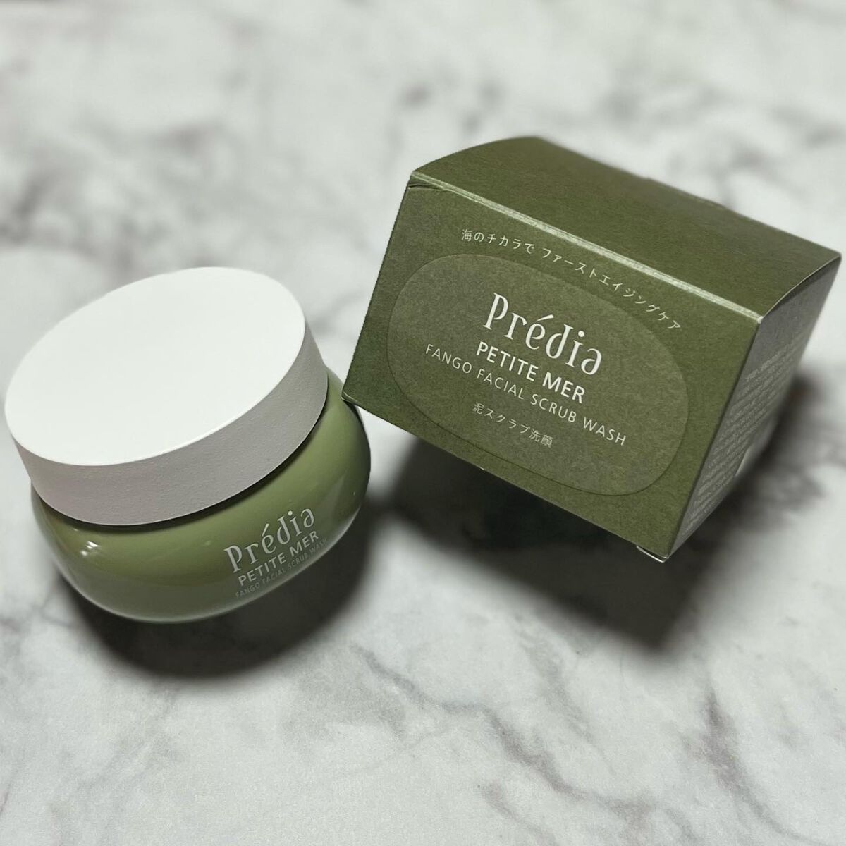 プティメール ファンゴ フェイシャルスクラブ ウォッシュ/Prédia/スクラブ・ゴマージュを使ったクチコミ（2枚目）