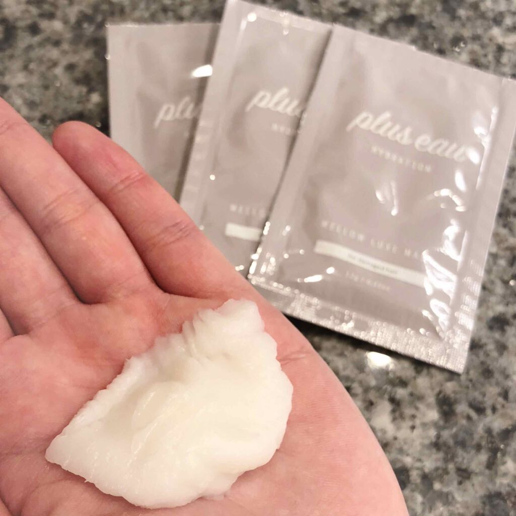  プリュスオー メロウリュクスマスク ジャータイプ/plus eau/ヘアマスク・ヘアパックを使ったクチコミ（3枚目）