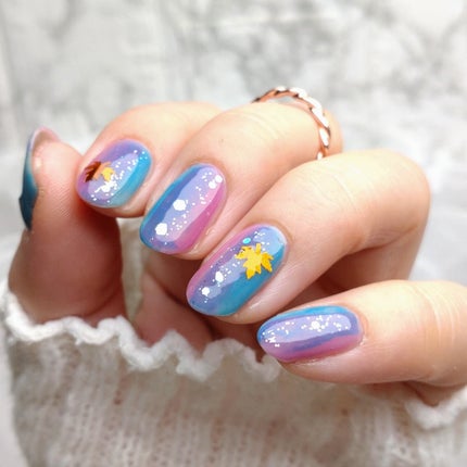 ミルクティ on LIPS 「✴✴こなつさんが9月にマーメイドネイルで投稿されてたネイルを真..」(4枚目)