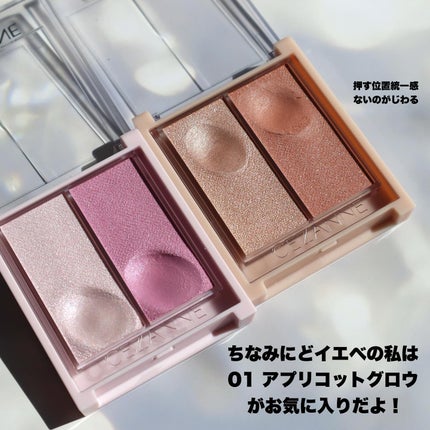 フェイスグロウカラー/CEZANNE/クリームハイライトを使ったクチコミ(6枚目)