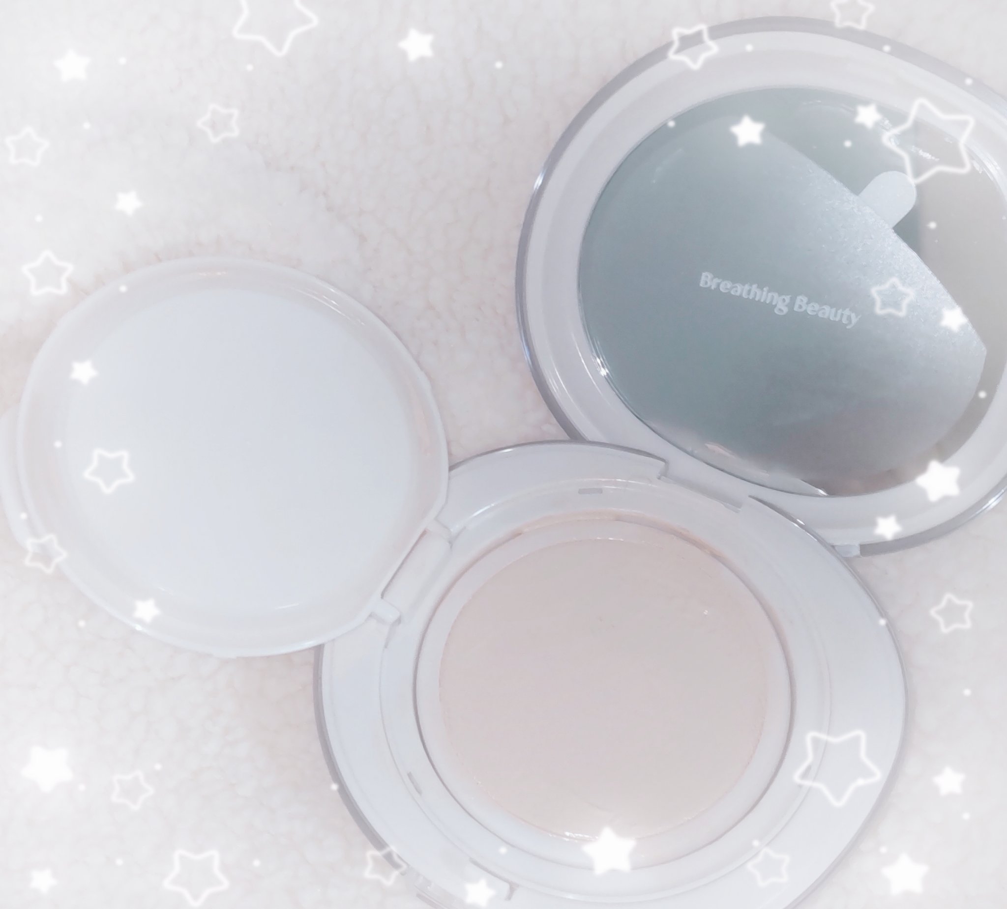 ブリージンググロークッション/Healus/クッションファンデーションを使ったクチコミ（2枚目）