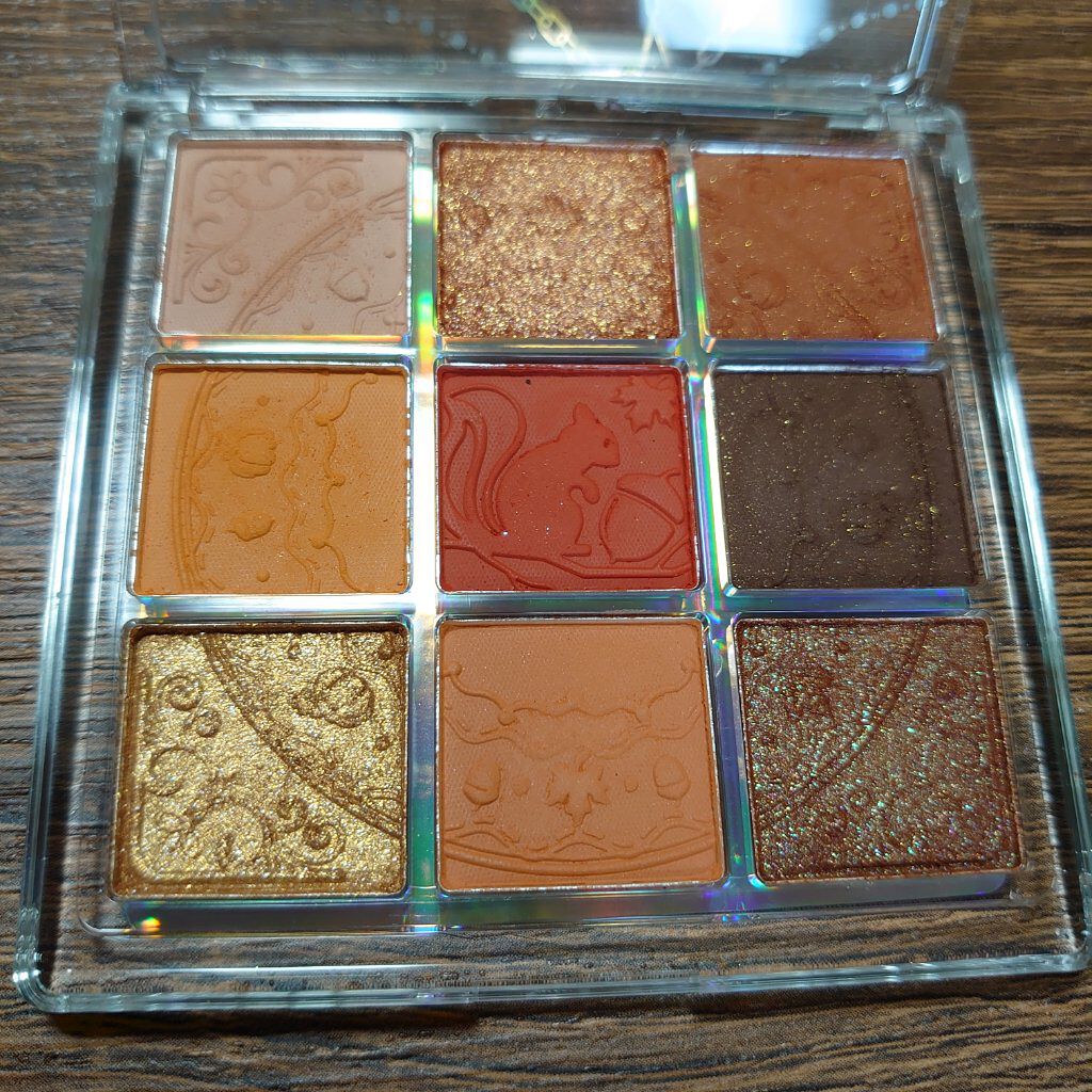 クォーツ 9色アイシャドウパレット(ドリームランドアイシャドウ)/ZEESEA/アイシャドウパレットを使ったクチコミ（3枚目）