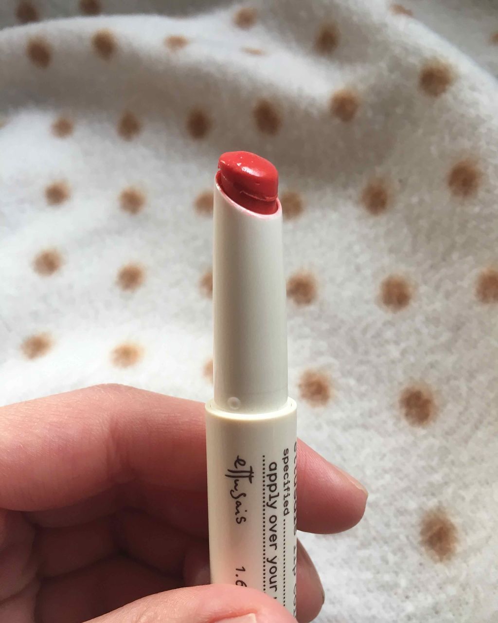 リップカラー 03 ドキッとコーラル/ettusais/口紅を使ったクチコミ（2枚目）