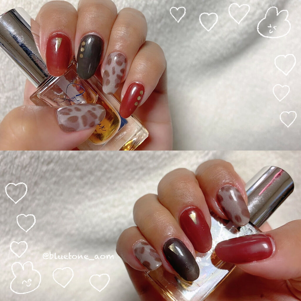 ジェルネイルシール/キャンドゥ/ネイルシールを使ったクチコミ（2枚目）