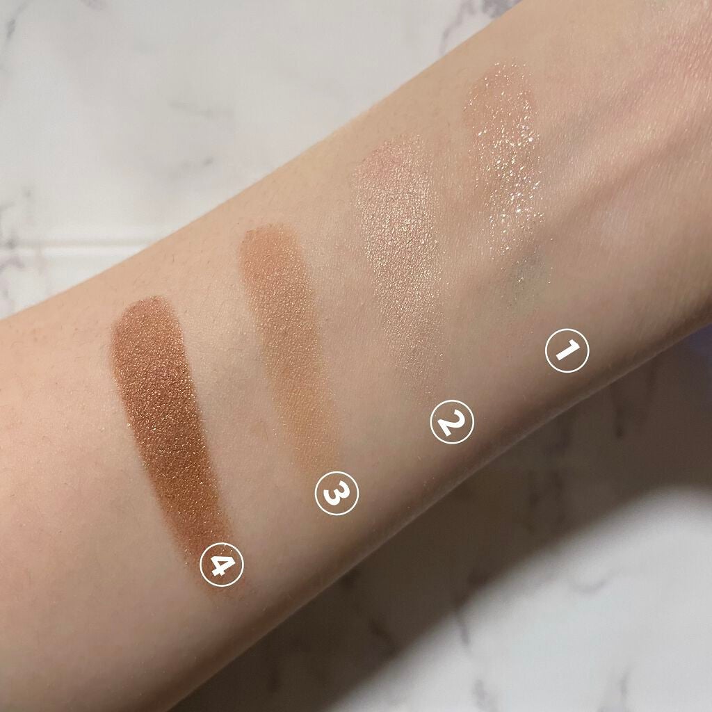 ベージュトーンアイシャドウ/CEZANNE/アイシャドウパレットを使ったクチコミ(3枚目)