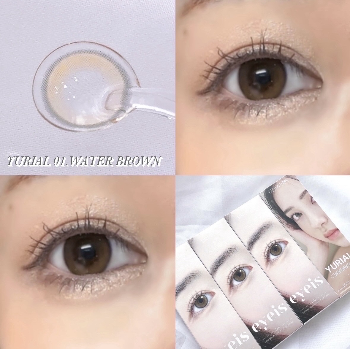 YURIAL 1DAY/URIA i-DOL/ワンデー（１DAY）カラコンを使ったクチコミ（2枚目）
