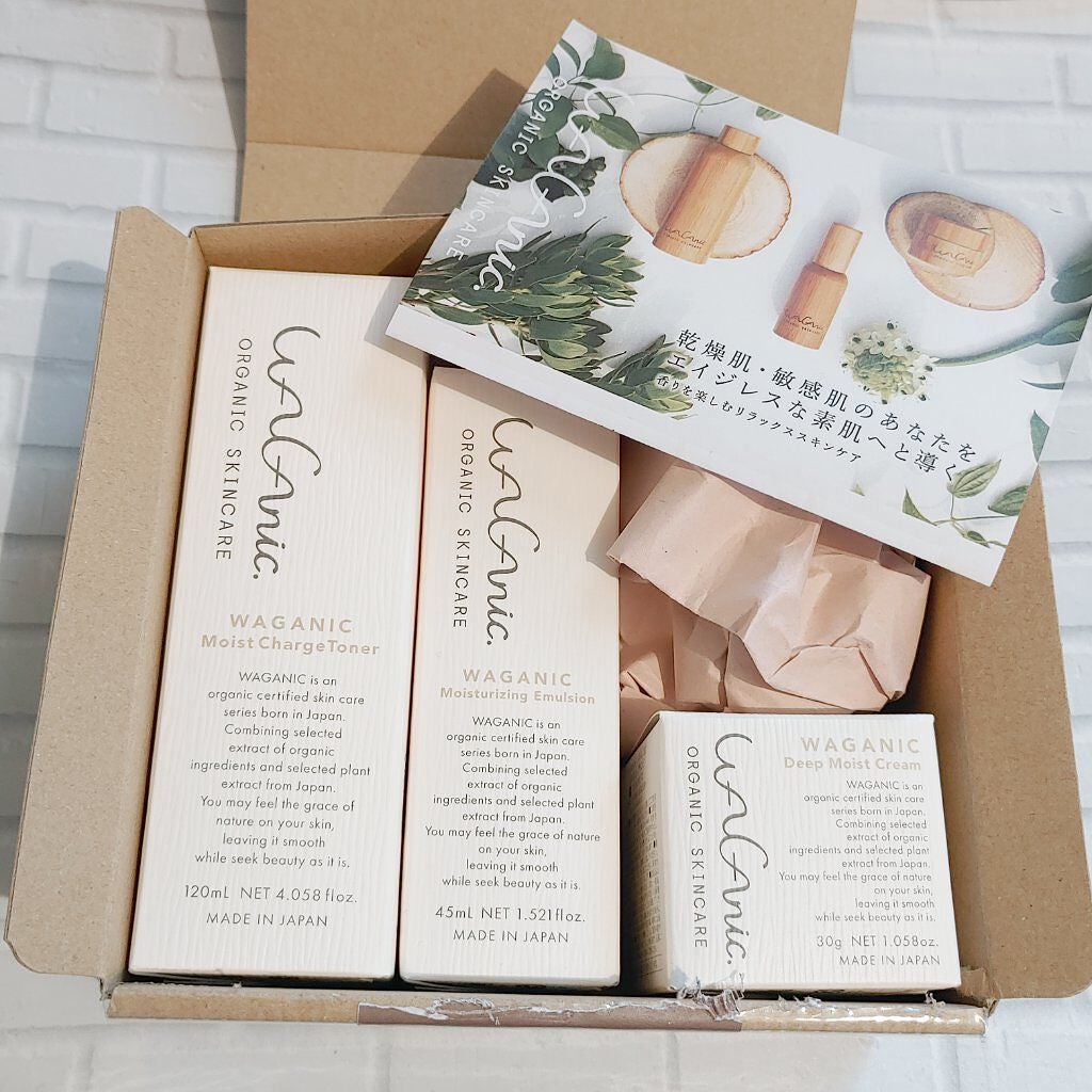 ORGANIC SKINCARE 3set/WAGANIC/スキンケアキットを使ったクチコミ(2枚目)