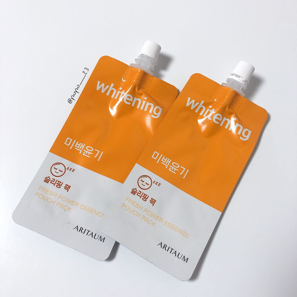 フレッシュパワーエッセンスパウチパック/ARITAUM/シートマスク・パックを使ったクチコミ（1枚目）