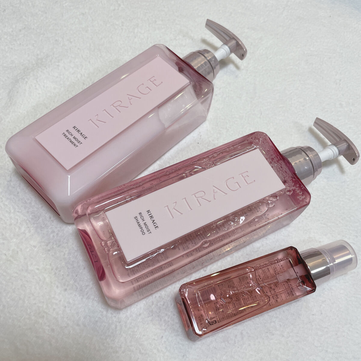 リッチモイスト ヘアオイル/キラージュ/ヘアオイルを使ったクチコミ（1枚目）