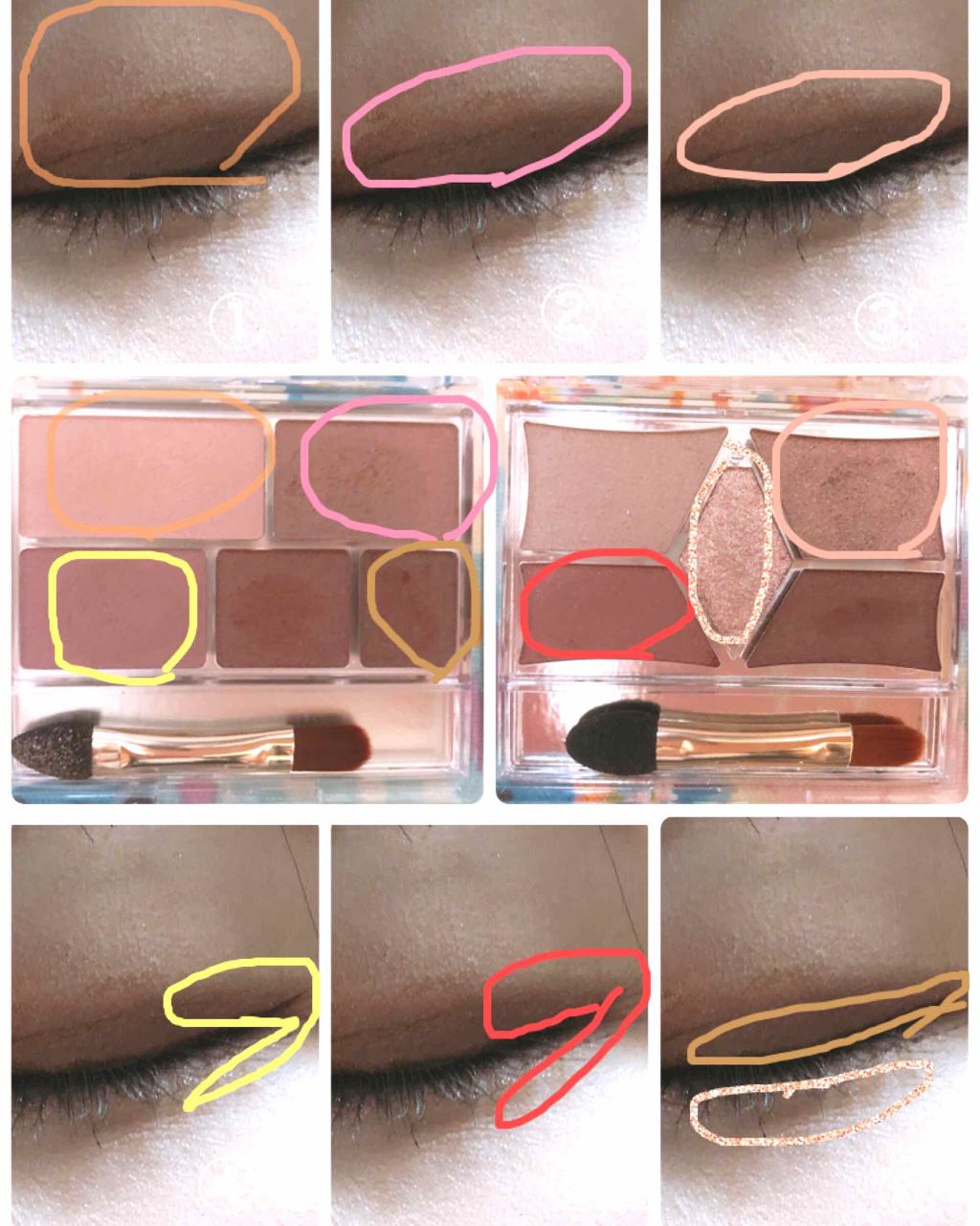 【旧品】パーフェクトスタイリストアイズ/キャンメイク/アイシャドウパレットを使ったクチコミ(2枚目)