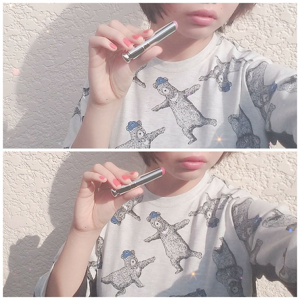 【旧】ディオール アディクト リップ グロウ/Dior/リップケアを使ったクチコミ（2枚目）