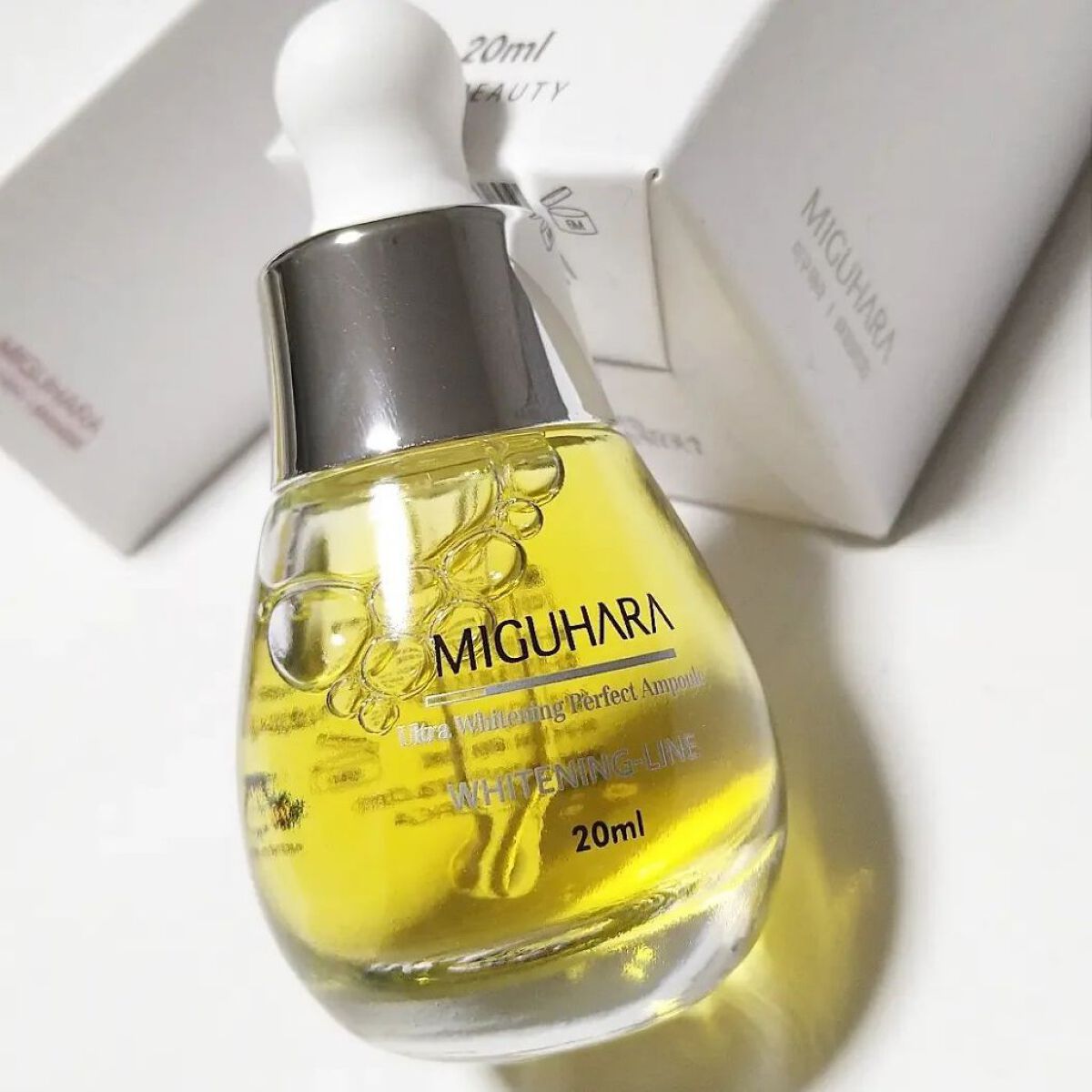 Ultra Whitening Perfect Ampoule/MIGUHARA/美容液を使ったクチコミ（3枚目）