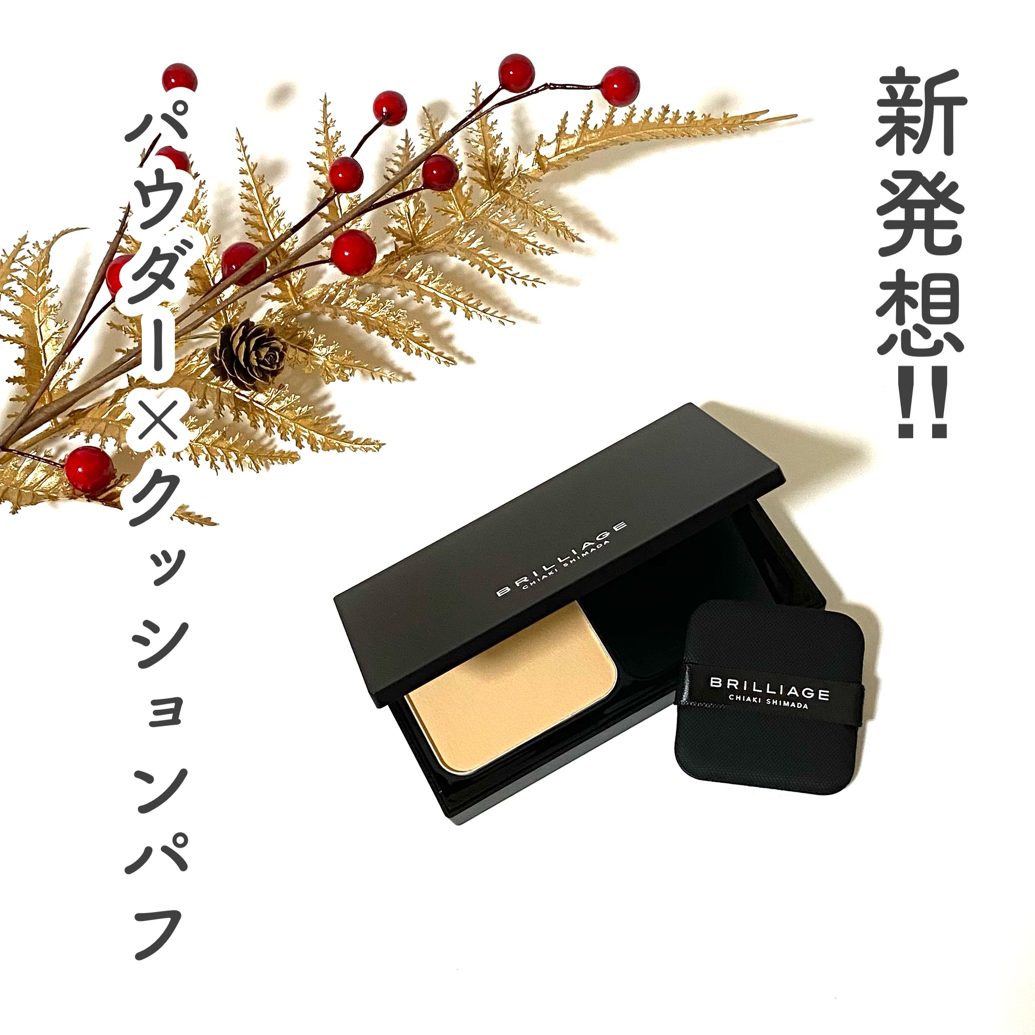 パウダリーファンデーション レジェンダリー グロウ/ブリリアージュ/パウダーファンデーションを使ったクチコミ（1枚目）