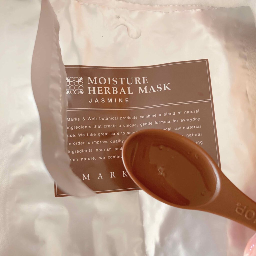モイスチャーハーバルマスク ジャスミン/MARKS&WEB/シートマスク・パックを使ったクチコミ(4枚目)